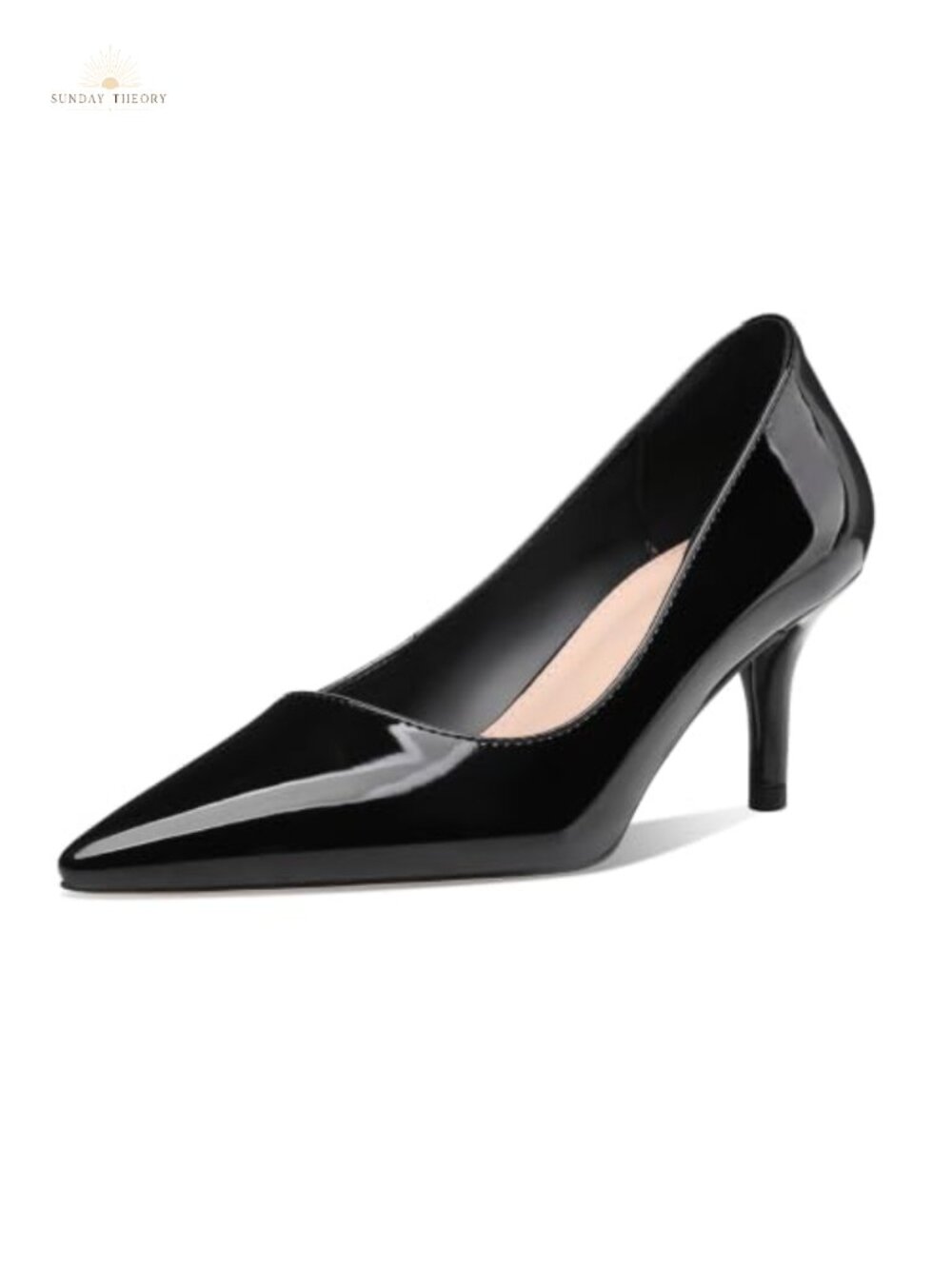 Women's Pointed Toe Mid Heel Dress Pumps Professional Office